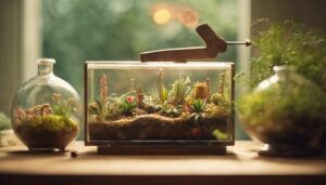 nature indoors in miniature